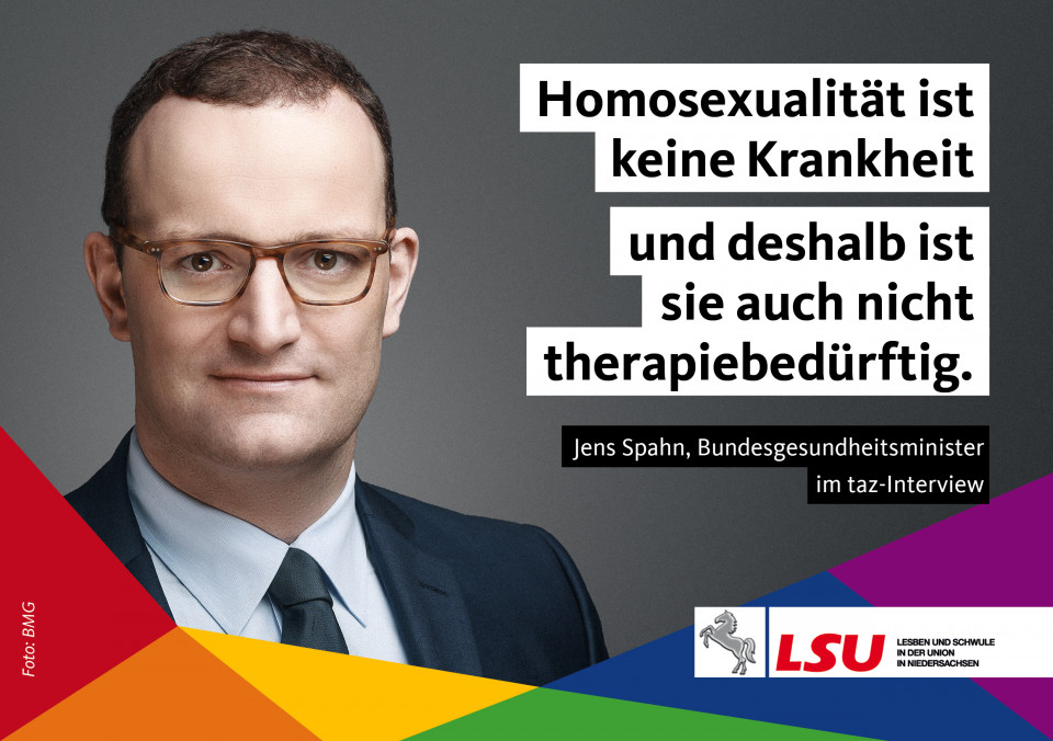 Jens Spahn will Konversionstherapien verbieten lassen (Foto: BMG)